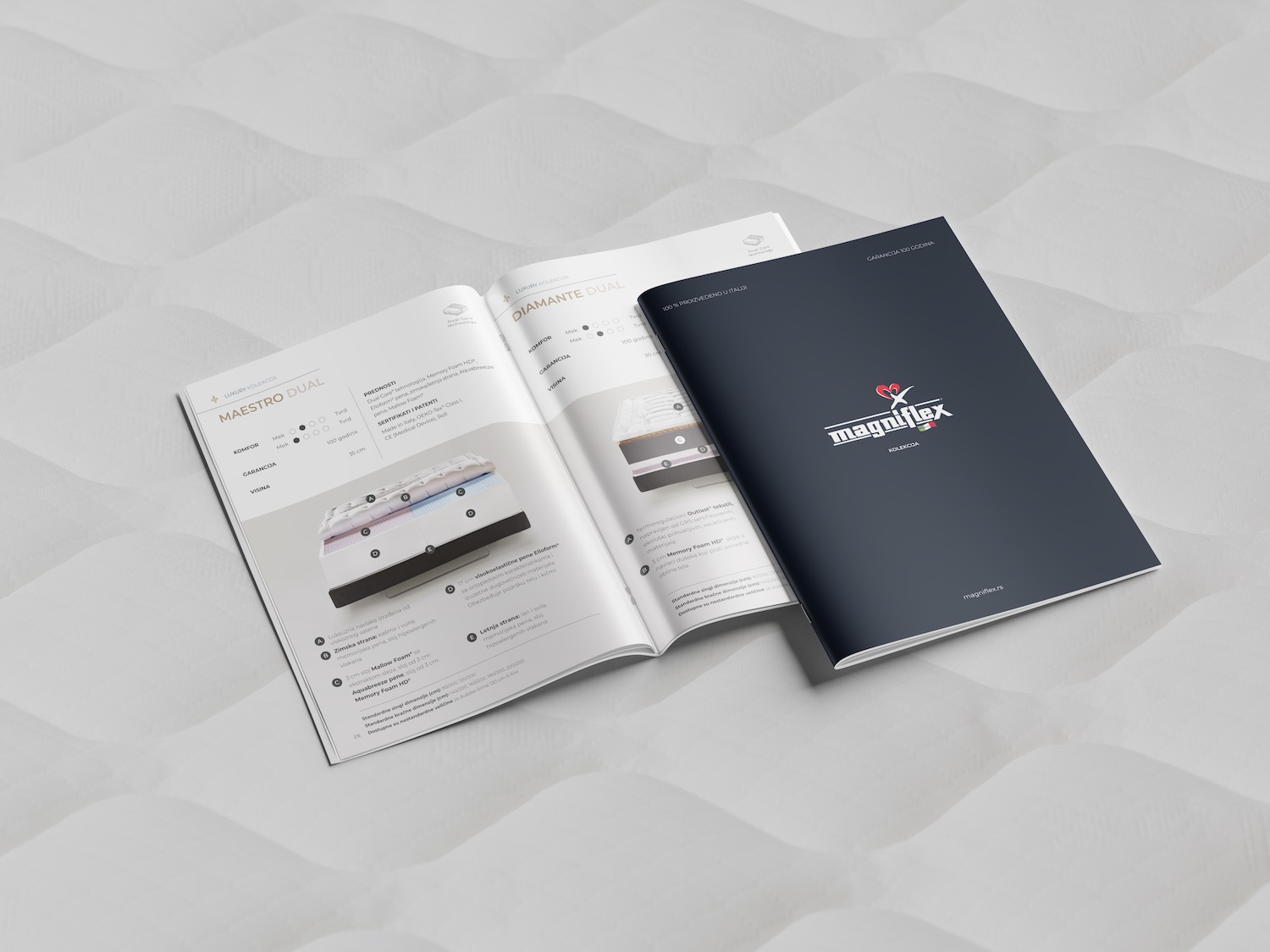 Magniflex & Alfa štampa – luksuzna prezentacija vrhunskih proizvoda