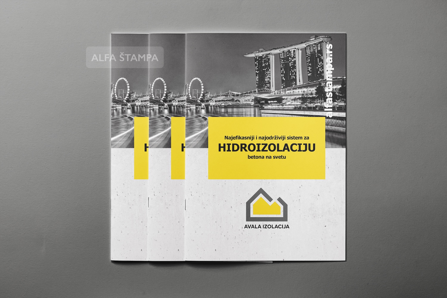 Štampa kataloga za Avala Izolaciju