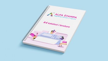 A4 brošure i katalozi (spiralni povez) A4 brošure i katalozi (spiralni povez)