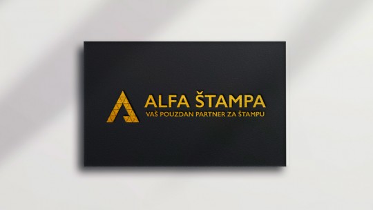 Evropske vizit karte sa zlatotiskom