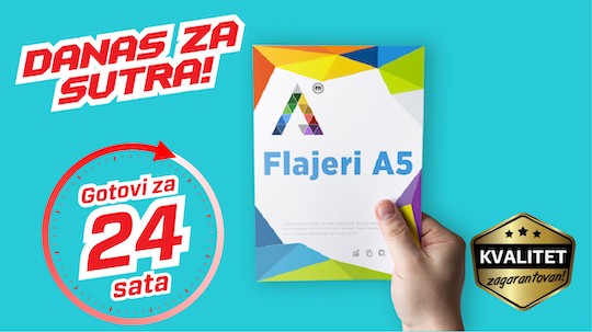 Flajeri A5 - Danas za sutra