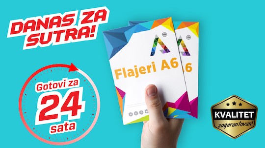 Flajeri A6 - Danas za sutra