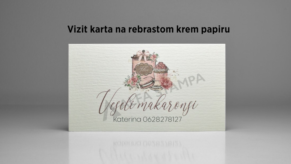 Standardne vizit karte na specijalnom papiru 3