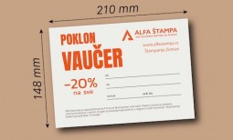A5 vaučeri
