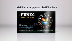 Plastificirane standardne vizit karte 6