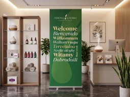 Roll up baner 85 x 200 cm 2