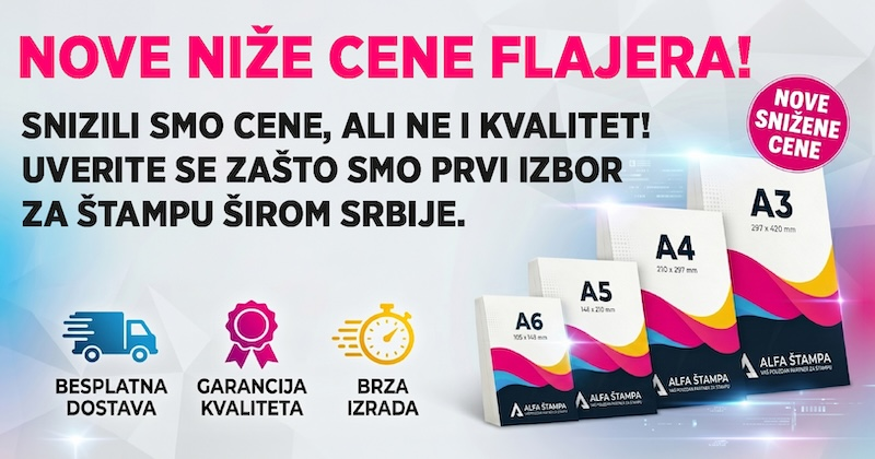 Nove nize cene flajera
