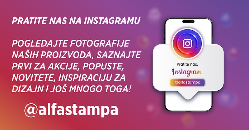 Pratite alfastampa na instagramu