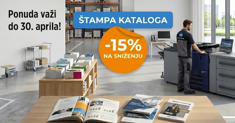 Stampa kataloga snizenje 15%